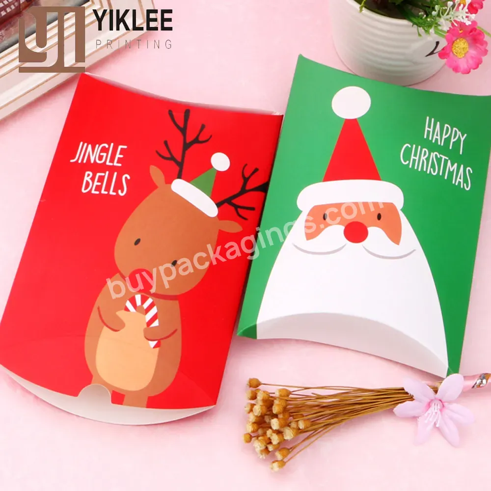 2024 New Customization Factory Wholesale Paper Cases Party Decorations Box Paper Gift Boxes Pillow-type Candy Box For Halloween
