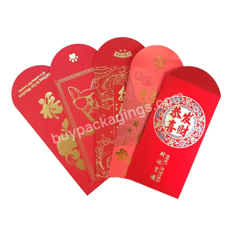 2024 New Elegant Chinese New Year Red Packet Design Suppliers Cmyk Red Packet Ang Pow Red Packet Envelope