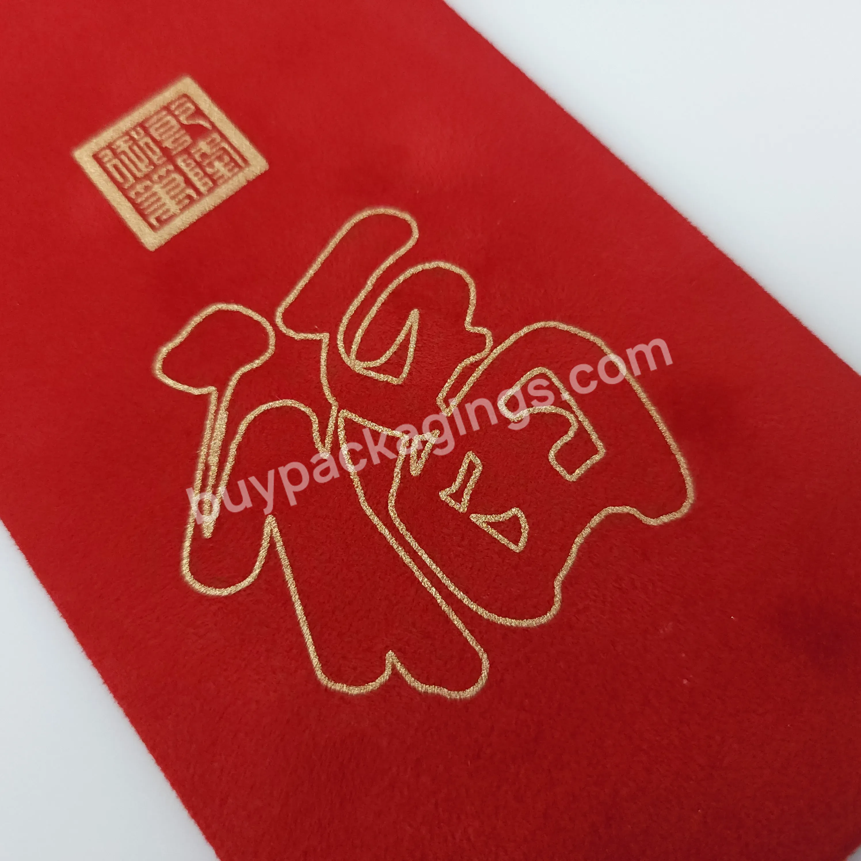 2024 New Trendy Luxury Custom Made Chinese New Year Traditional Red Packet Hong Bao Ang Pow Red Pocket Envelope - Buy Chinese Red Packet,Custom Red Envelope,2024 Hot Sale Red Hong Bao Angbao.