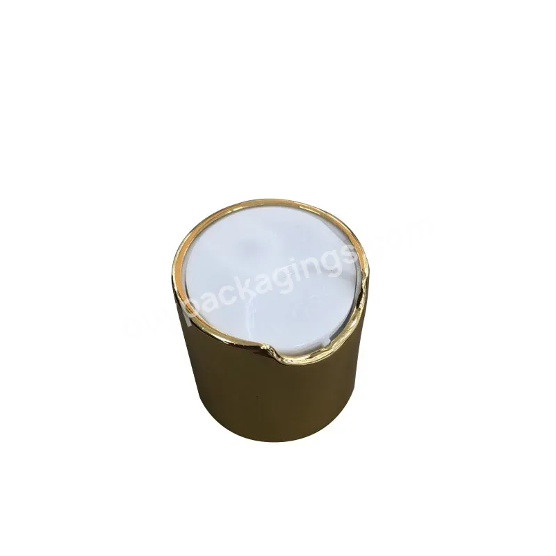 20/24/28mm Wholesale Aluminum Disc Top Cap Plastic Press Cap Drink Bottle Cap