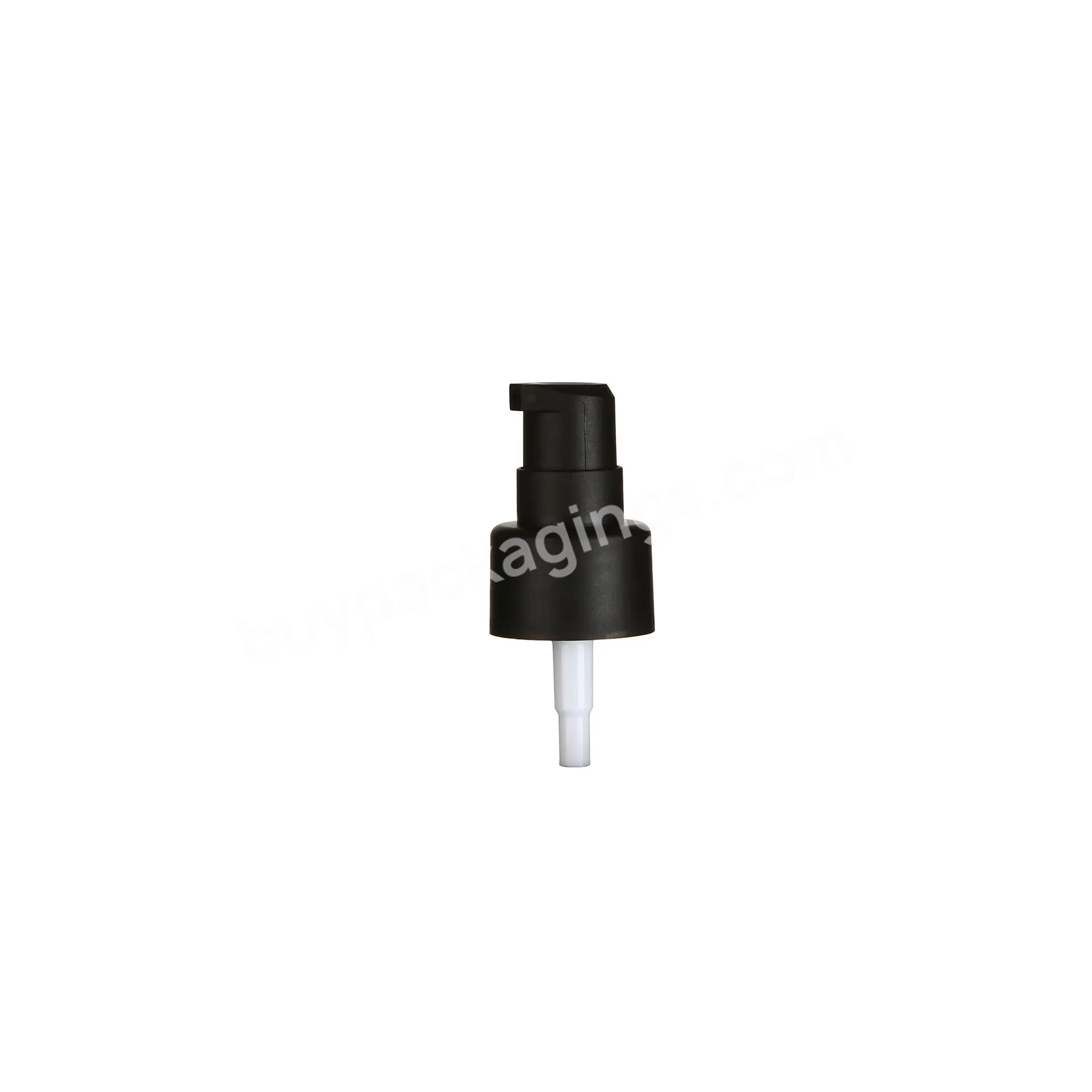 20/410 24/410 20/24mm Injection Matte Black Plastic Treatment Dispenser Pump With Matte Over Cap