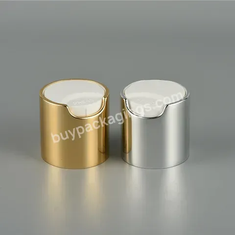 20/410 24/410 28/410 Plastic Aluminum Cosmetic Shampoo Bottle Disc Top Cap Plastic Disk Disc Top Cap For Cosmetic Bottle