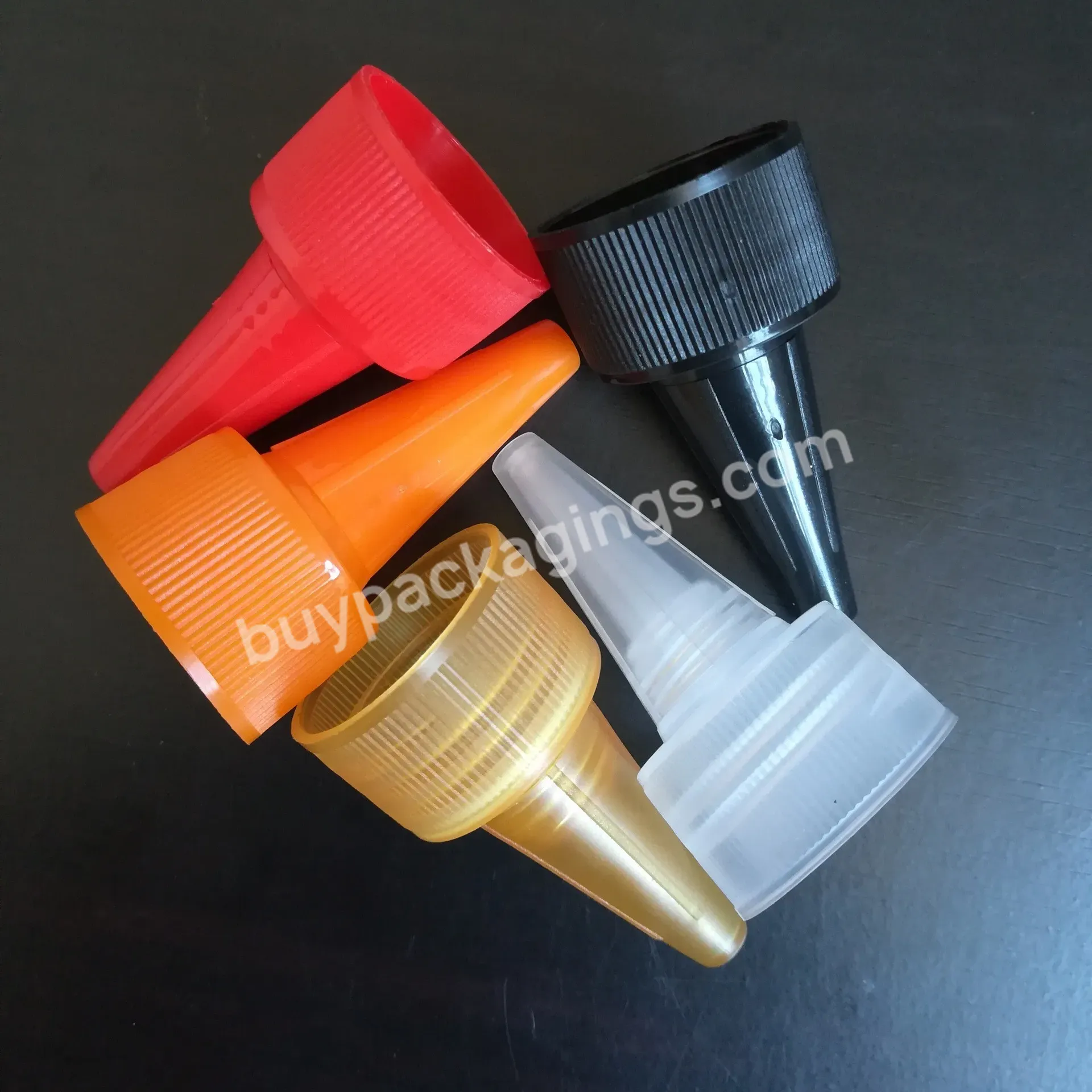 20/410 24mm 28mm Long Nozzle Spout Cap 20mm Diameter Plastic Twist Cap Top Twisted Cap - Buy Yorker Cap,20-410 Spout Cap,Pp Caps.