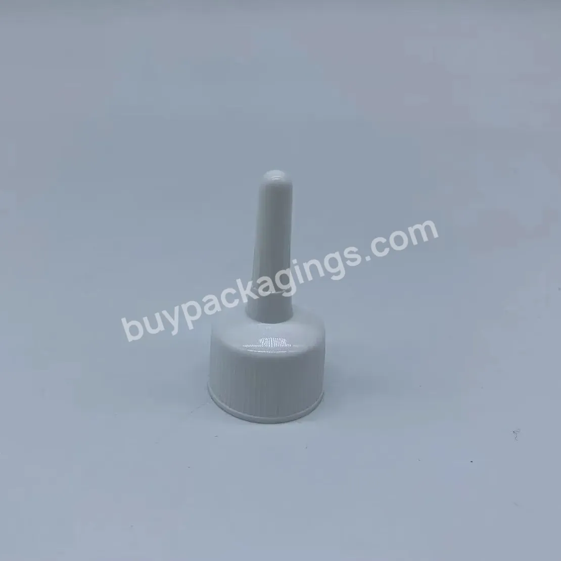 20/410 White Plastic Yorker Screw Twist Cap With Press Induction Seal Liner For Cosmetic Bottles