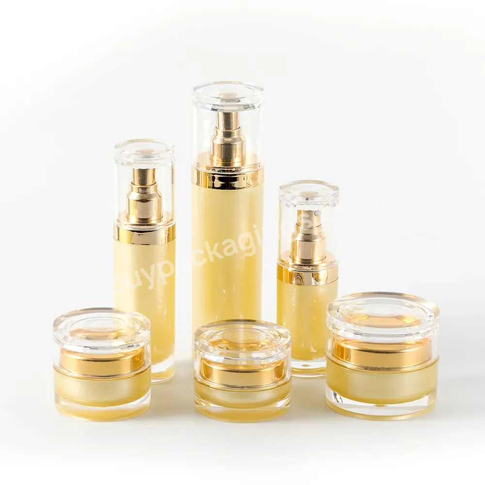 20g 30g 50g 30ml 50ml 100ml Gold Luxury Emballage Cosmetique Acrylic Cosmetic Packaging Lotion Bottle - Buy Cosmetic Bottle,100ml Bottle,50ml Bottle.