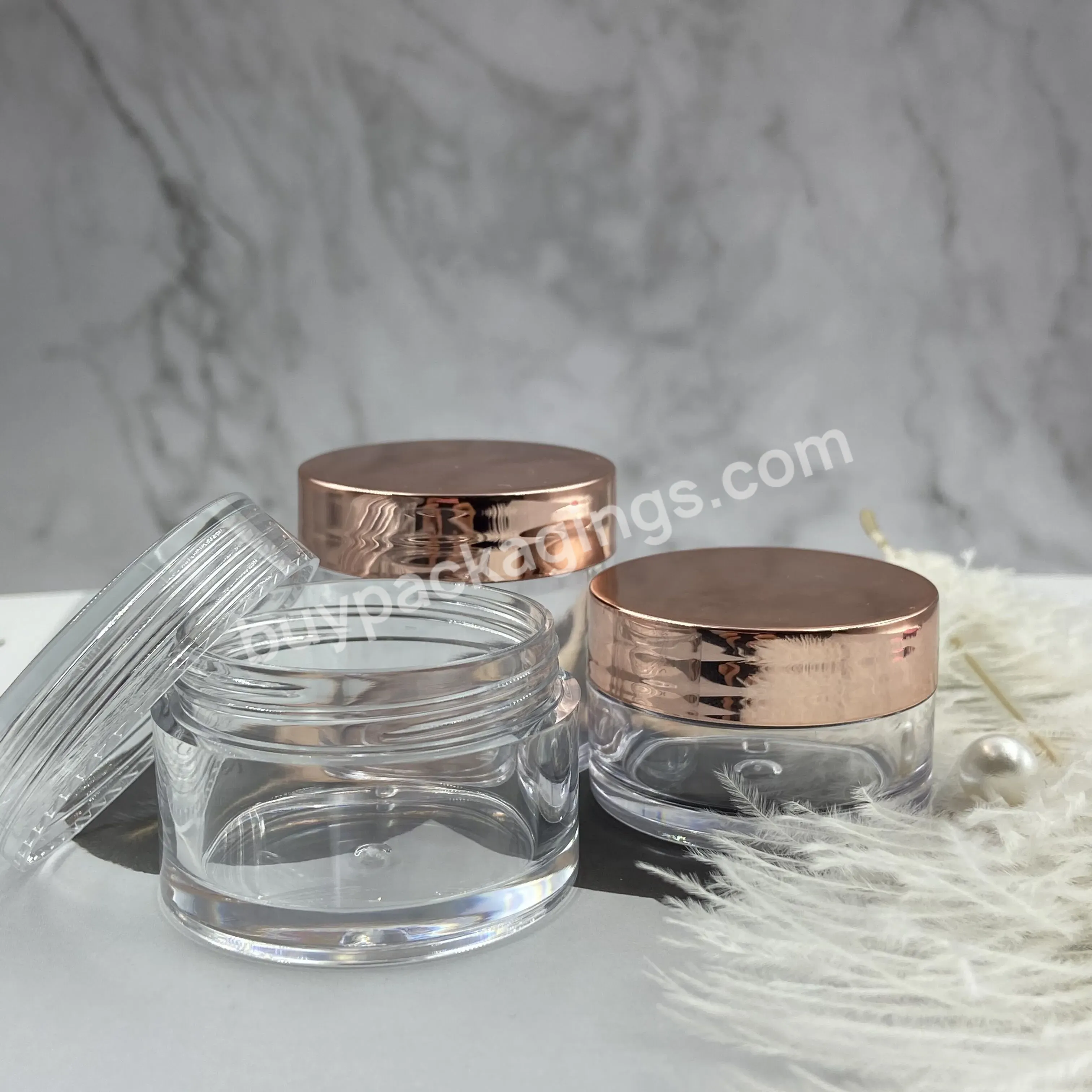 20g 30g Rose Gold Ps Cream Plastic Can Wholesale Container