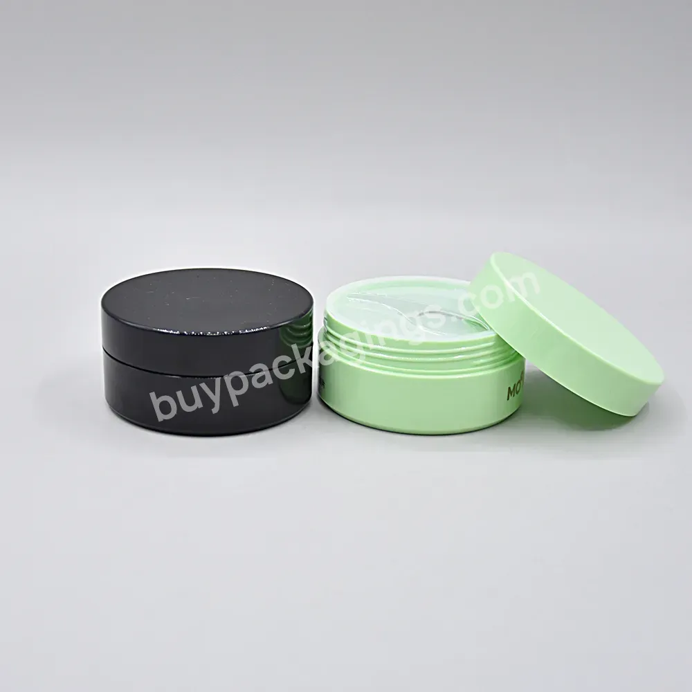 20g Clear Loose Powder Case Facial Blusher Container Jars With Puff Makeup Mirror Elastic Mesh Yarn Loose Powder Container