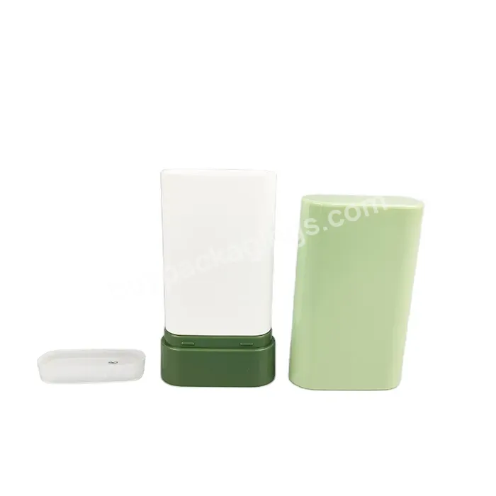 20g Oval Mini Twist Up Tube Empty Solid Blush Sunscreen Foundation Packaging Deodorant Stick Container