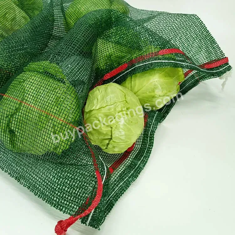 20kg 25kg 30kg Pp Mesh Bag Vegetables Packing Onion Potatoes