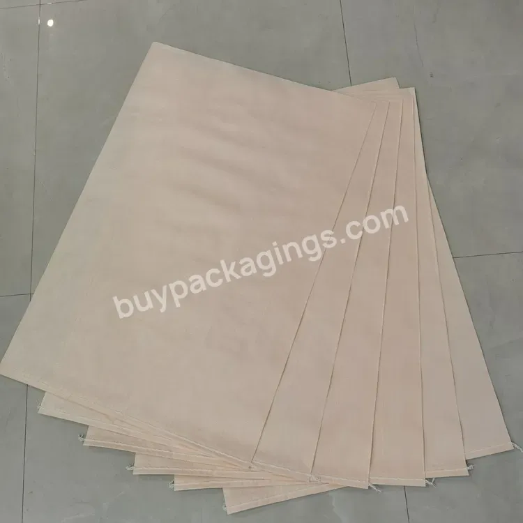 20kg 25kg 50kg Bopp Cement Flour Rice Fertilizer Charcoal Packaging Bags Plastic Bags