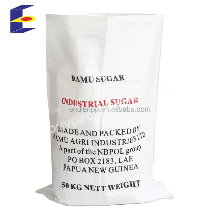 20kg 25kg 50kg Plastic Sacks Bopp Laminated Pp Woven Bags Rice Sugar Grain Packaging Bag