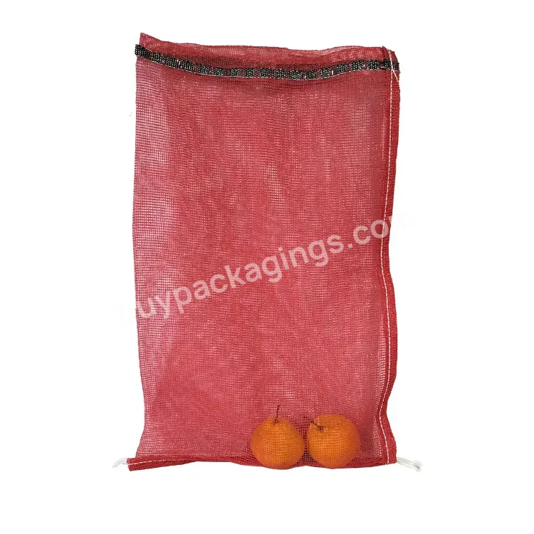 20kg 30kg 50kg Red Woven Polypropylene Pp Leno Onion Mesh Bag