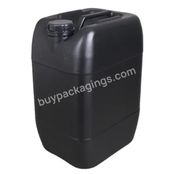 20l Bolw Moulded Black Plastic Jerry Can Drum Oil Container