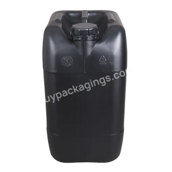 20l Bolw Moulded Black Plastic Jerry Can Drum Oil Container