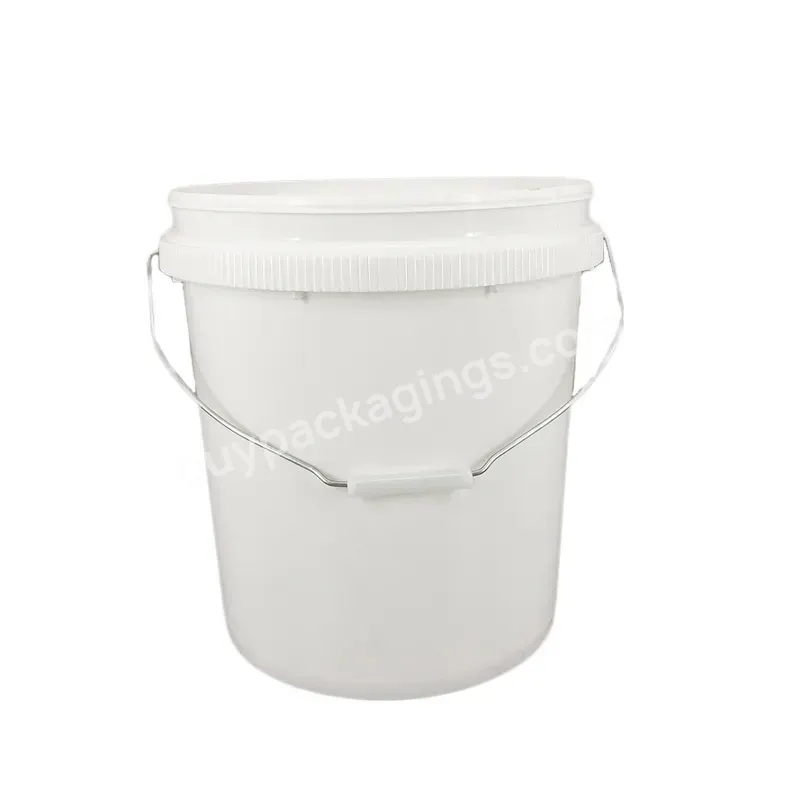 20l Food Grade 5 Gallon Plastic Buckets With Handle And Lid Plastic Pail