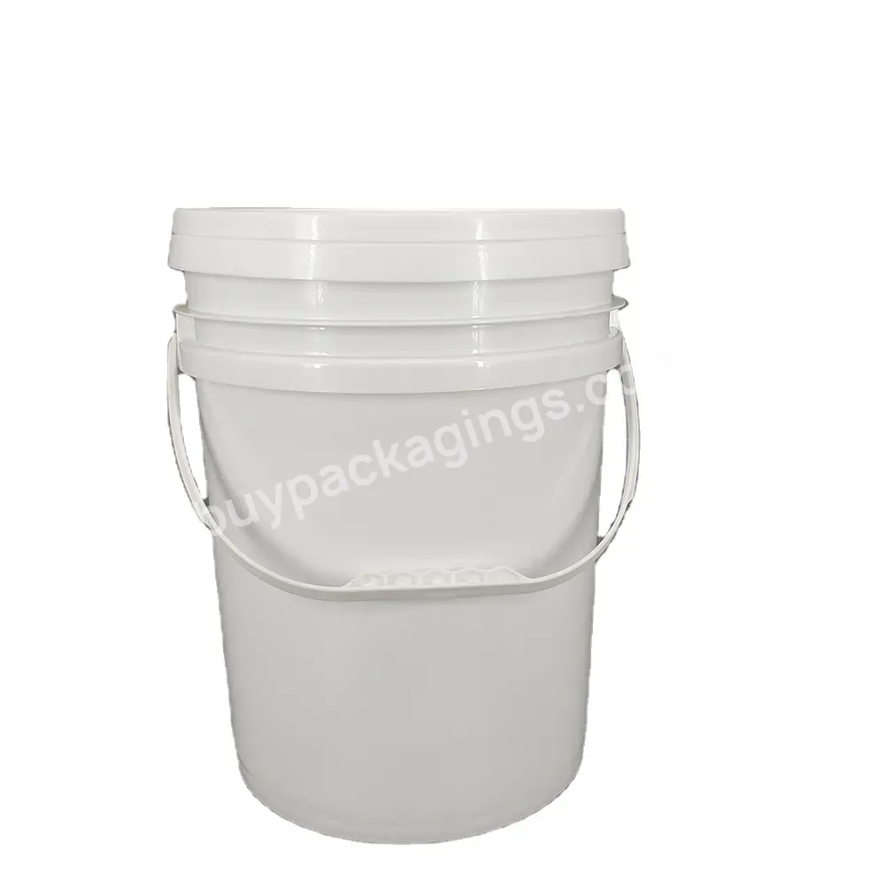 20l Food Grade 5 Gallon Plastic Buckets With Handle And Lid Plastic Pail - Buy Food Grade,Plastic Buckets,With Handle And Lid Plastic Pail.