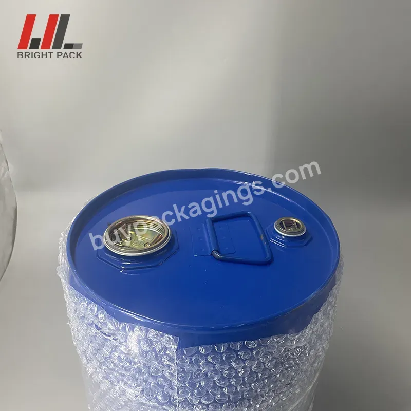 20l Round Metal Barrel Manufacture Empty Tin Paint Pail Steel Drums In Round Shape