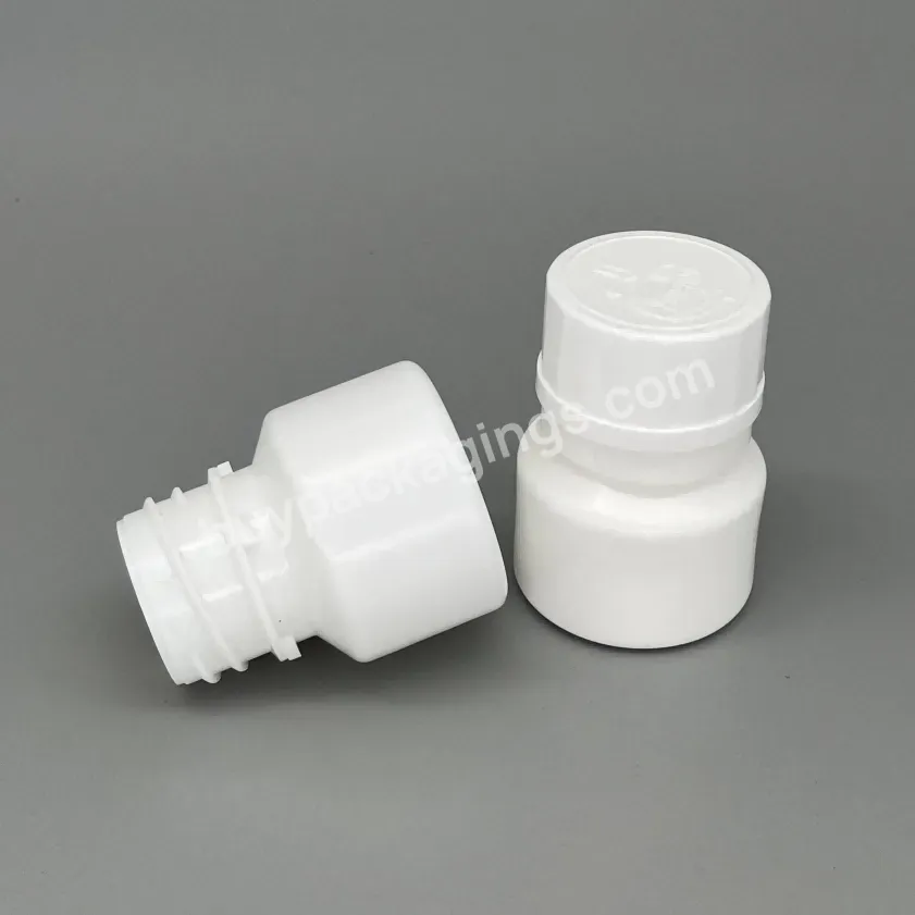 20ml 30ml 35ml Empty Round Shape Pharmaceutical Plastic Bottle With Twist Cap