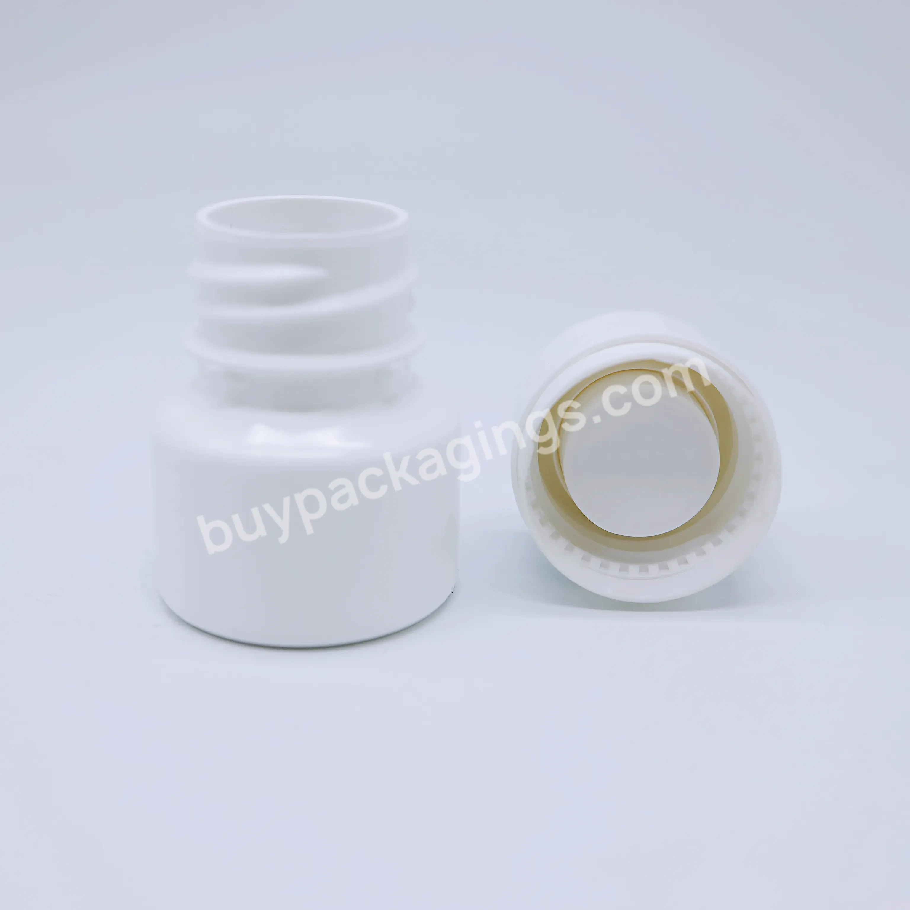 20ml 30ml 35ml Empty Round Shape Pharmaceutical Plastic Bottle With Twist Cap