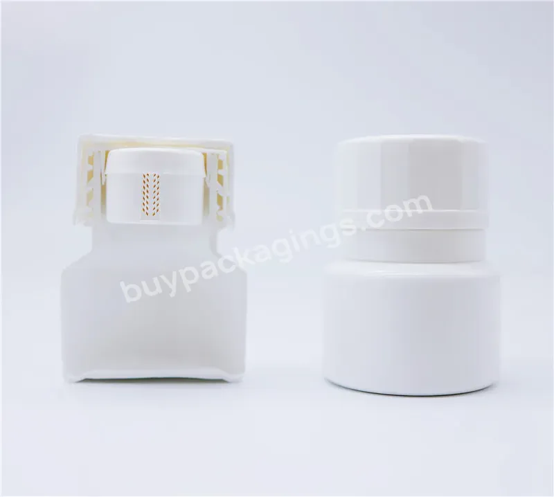 20ml 30ml 35ml Hdpe White Plastic Pill Medicine Bottle With Crc Capsules Bottles Medicine Pill Container