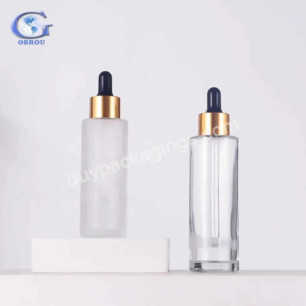 20ml 30ml 40ml 50ml 60ml 80ml Frosted Essential Oil Glass Dropper Bottle Face Skin Care Packaging Cosmetic Serum Bottle