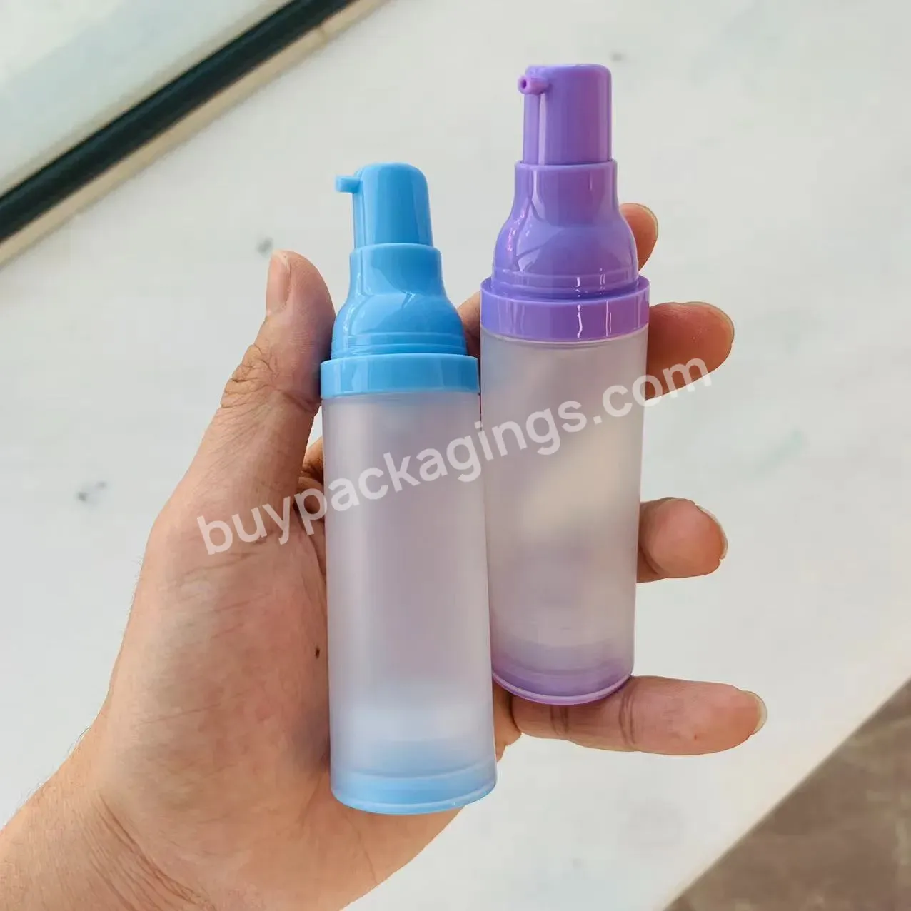 20ml 30ml 50ml Eco Friendly Plastic Cosmetic Packaging Container Serum Lotion Airless Pump Bottle