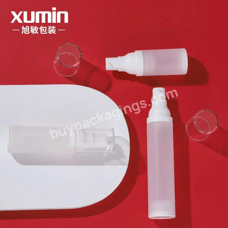 20ml 30ml 50ml Eco Friendly Plastic Cosmetic Packaging Container Serum Lotion Airless Pump Bottle