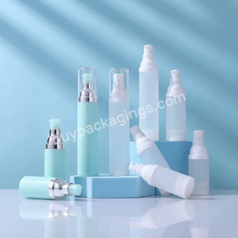 20ml 30ml 50ml Plastic Toner Bottle Lotion Pump Skincare Customized Pp Cylinder Plastic Airless Spray Bottle