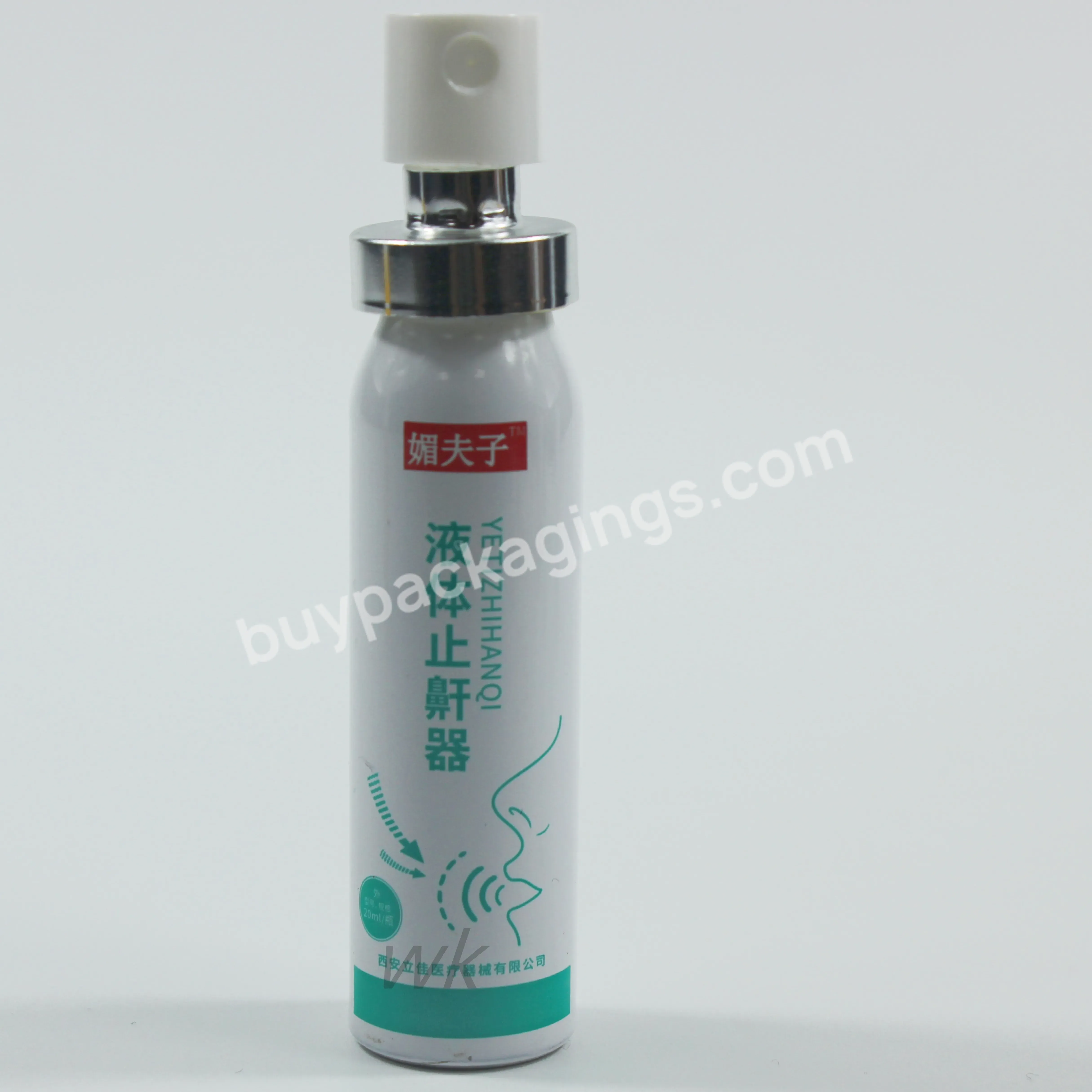 20ml 30ml Aluminum Spray Bottle With Plastic Pump Sprayer