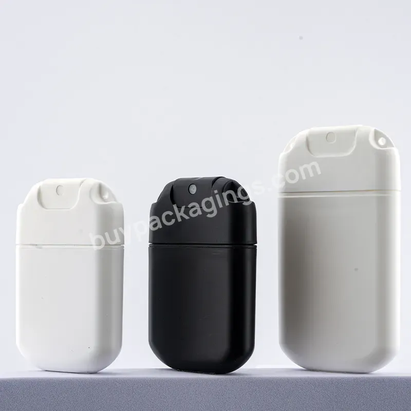 20ml Empty Plastic Perfume Mist Spray Hand Sanitizing Travel Bottles Atomizer Flat Cosmetic Keychain Card Spray Bottle