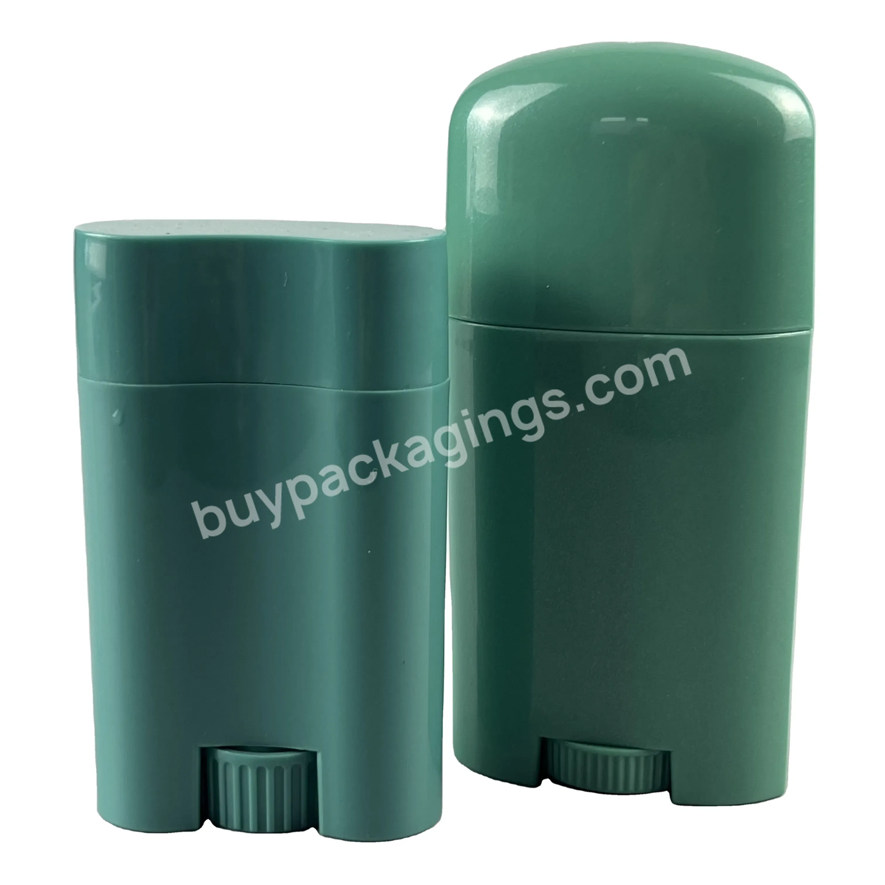 20ml Oem Plastic Pp Empty Deodorant Stick Container Bottle Pp Flat Shape Bottle Manufacturer/wholesale