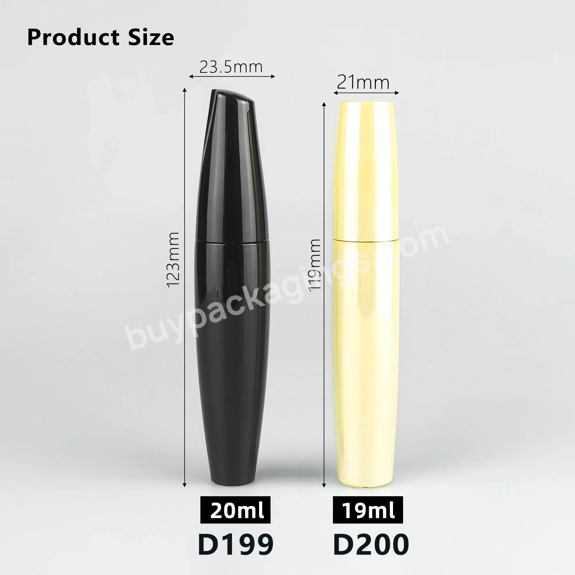 20ml Quick Sale Empty Mascara Tube With Brush Lipstick Lip Gloss Packaging Tube Eco Friendly Eyeliner Container