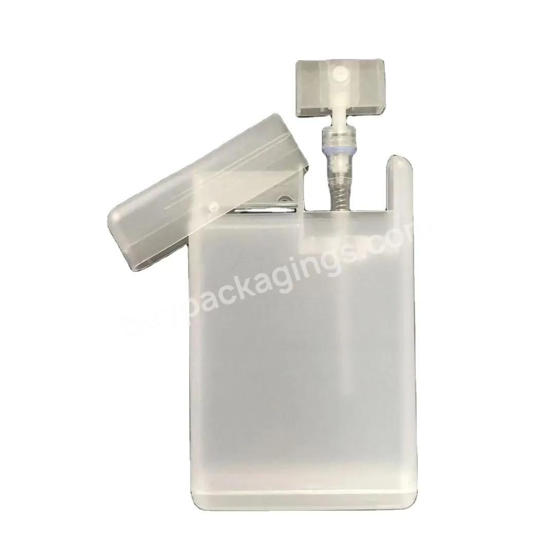 20ml Sldie Cap Card Bottle Pocket Card Spray Bottle Plastic Pocket Sprayer Credit Card Sprayer Slip Cap Spray Bottle