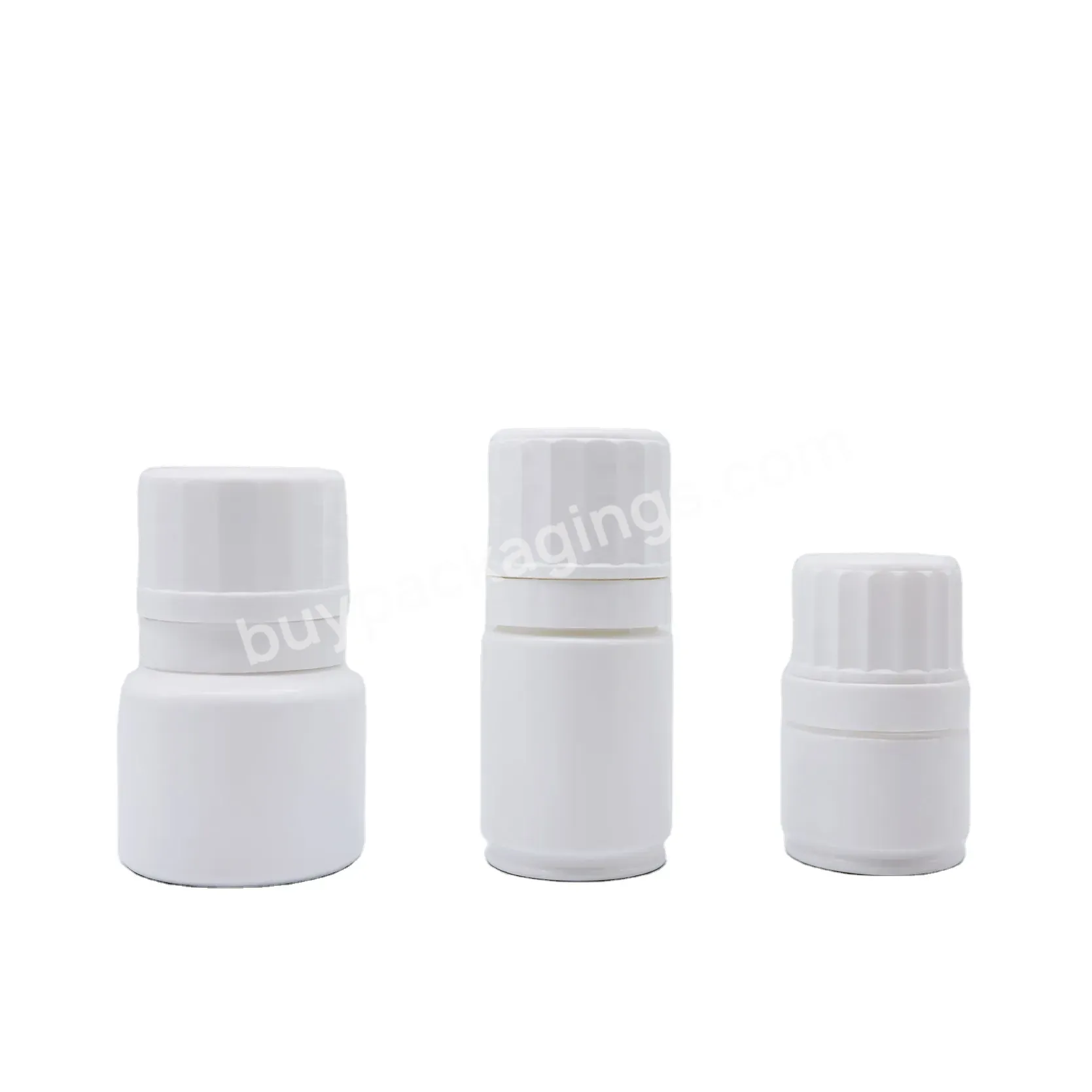 20ml/30ml/35mm Biodegradable Pla Material Pharmaceutical Bottles Crc Cap Pe Capsule Plastic Medicine Bottle