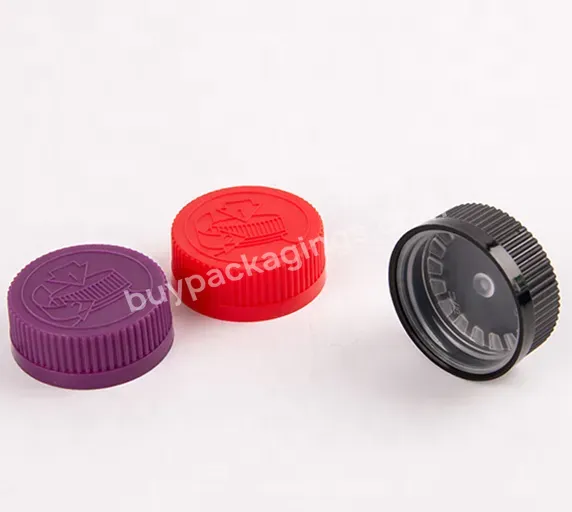 20mm 24 / 410 28 / 410 Child Resistant Pp Caps With Heat Induction Liners Pictorial Cap 24mm Child Proof Cap