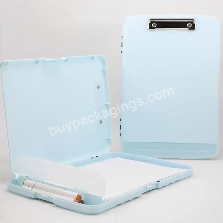 20pcs A4 Size Letter Waterproof Plastic File Folders Nursing Clipboard Storage Box File Organizer With Butterfly Clip - Buy Plastic Clipboard A4,File Organizer With Butterfly Clip,Nursing Clipboard.