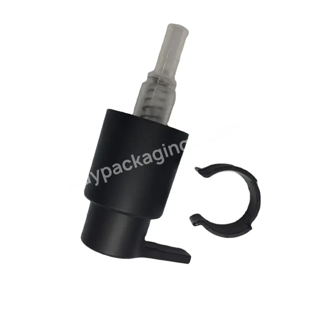 22mm,24mm Matte Black Lotion Hand Pump With Matte Clip