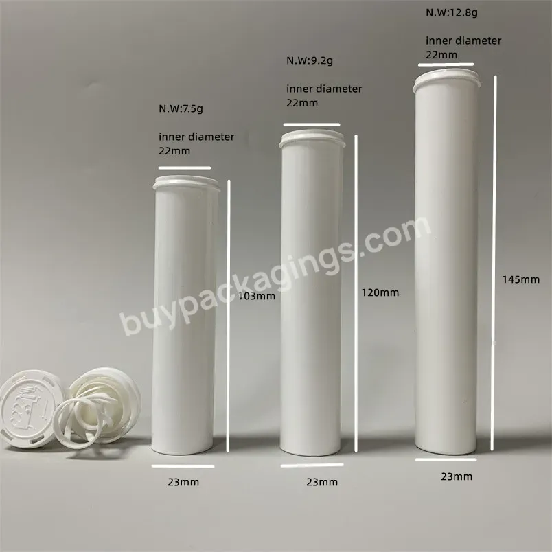 23mm 29mm 34mm Diameter Medical Plastic Container Tube Plastic Empty Vitamin C Desiccant Empty Container