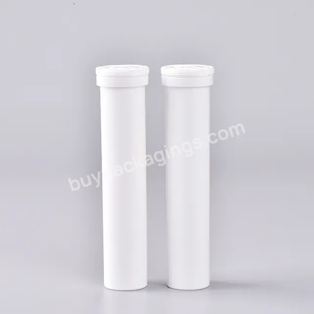 23x120 Pp Effervescent Tubes Pp Tube With Caps Vitamin C Tablet Tube Packaging For Effervescent Tablets