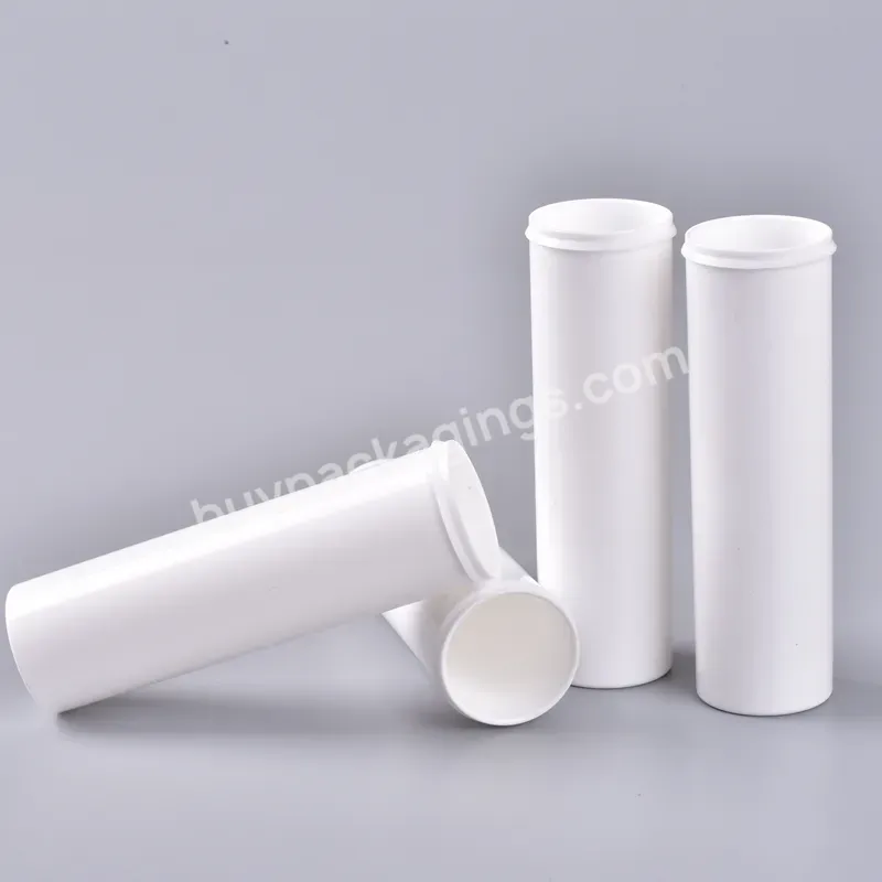 23x120 Pp Effervescent Tubes Pp Tube With Caps Vitamin C Tablet Tube Packaging For Effervescent Tablets