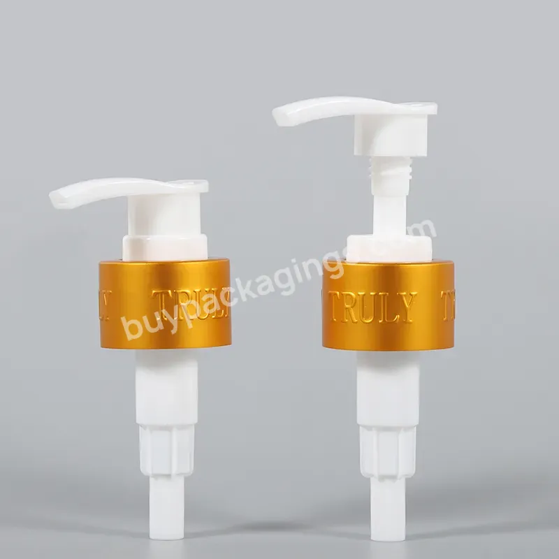 24 28 410 Pp Alumina Gold Plastic Cosmetic Bottle Cap Dispenser Screw Lock Lotion Pump - Buy Lotion Pump,Plastic Lotion Pump,Cosmetic Bottle Cap Pump.