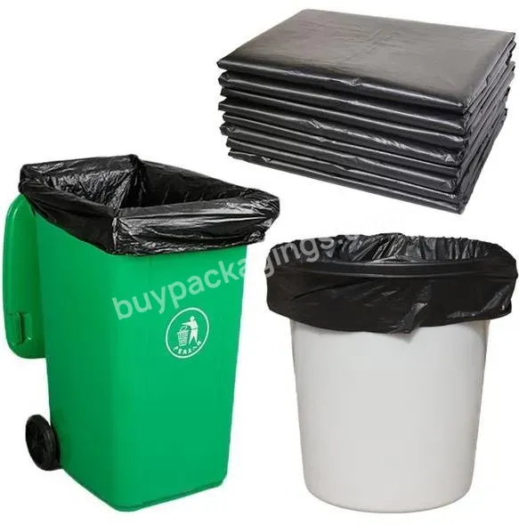 240 Liter Black Flat Eco Friendly Bagdegradable Garbage Bag Compostable Trash Bag Online
