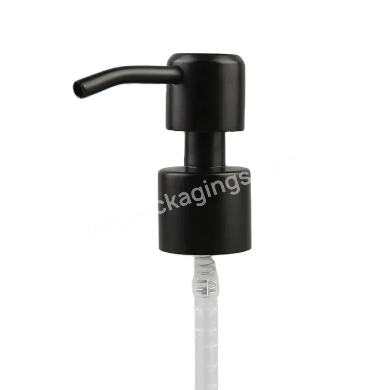 24/410 28/400 Matte Black Stainless Steel Lotion Pump For Bottle - Buy Stainless Steel Lotion Pump,Lotion Pump,Matte Black Stainless Steel Lotion Pump.