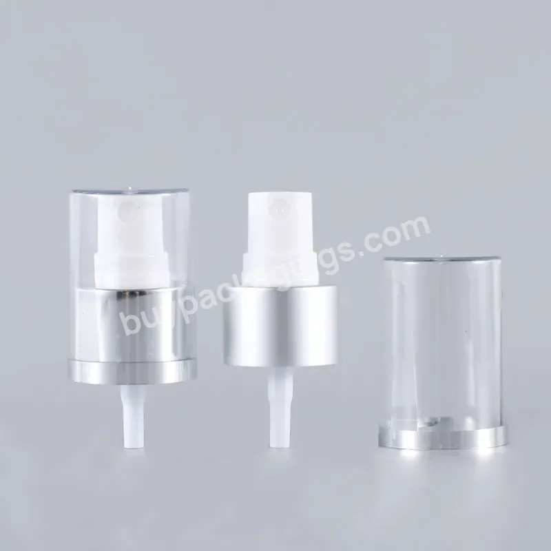 24/410 28/410 Pp Aluminum Sliver Pp Plastic Cosmetic Plastic Fine Mist Spray Pump Perfume Sprayer Pump With Cap - Buy Cosmetic Cream Pump,Custom Color Bottle Screw Cap Packaging,Serum Container Pump Sprayer.