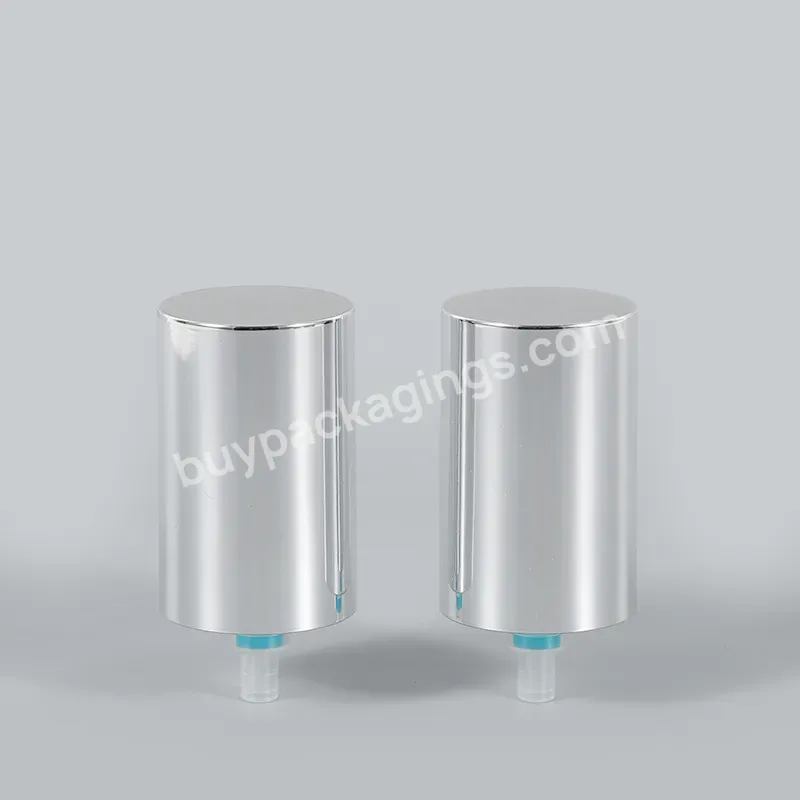 24/410 28/410 Pp Electroplate Sliver Custom Liquid Cosmetic Soap Lotion Pump For Lotion Bottle