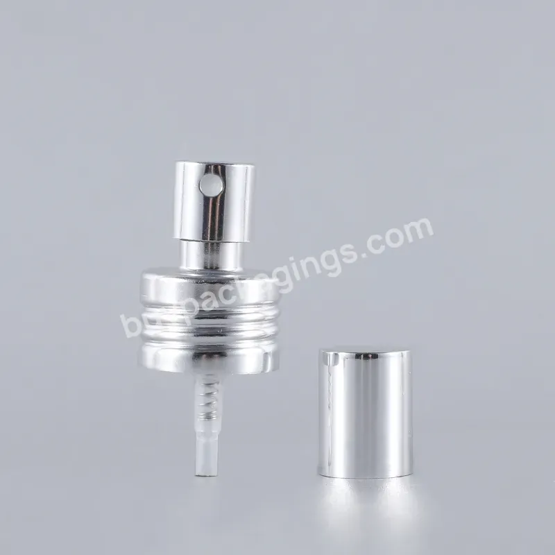 24/410 28/410 Silver Gold Non Spill Aluminum Plastic Pp Cosmetic Fine Mist Spray Pump Perfume Sprayer For Bottle