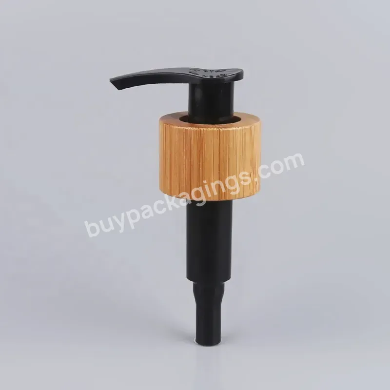 24/410 28/410 Switch Pump Empty Body Bamboo Packaging Liquid Bottle Pumps Lotion Dispenser Pump