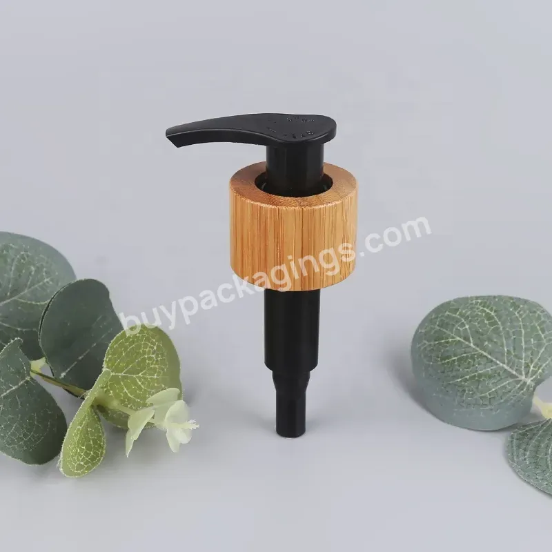 24/410 28/410 Switch Pump Empty Body Bamboo Packaging Liquid Bottle Pumps Lotion Dispenser Pump