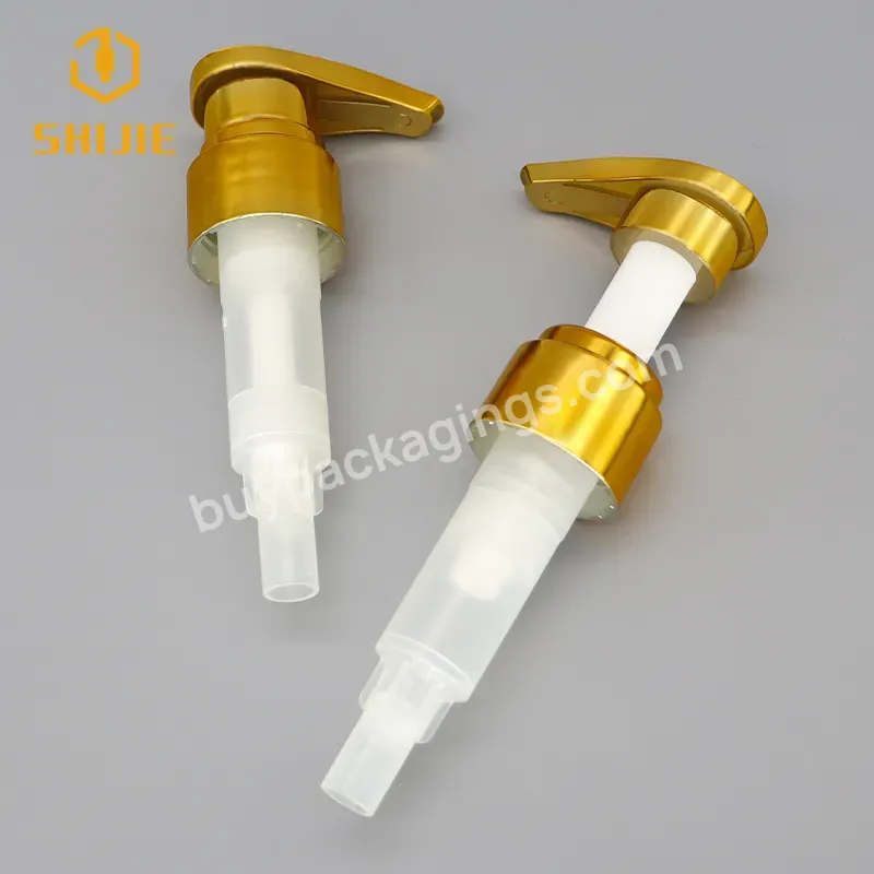 24/410 And 28/410 Gold Color Switch Lotion Hand Soap Dispenser Body Pump Lotion Pump For Water Bottle