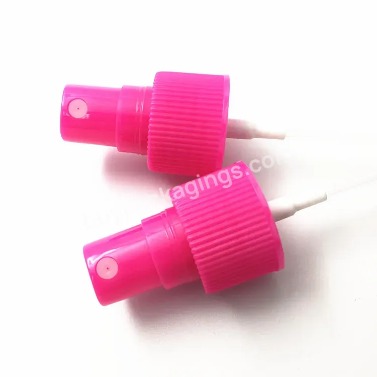 24/410 Pink Color Ribbed Closureplastic Mist Spray Pump 20/410 24/410 Atomizer Sprayer